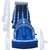 Image of POGO Water Slides Blue Marble Inflatable Water Slide Slip n' Slide Combo with Blowers by POGO 754972360999 6005 Blue Marble Inflatable Water Slide Slip n' Slide Combo Blowers POGO