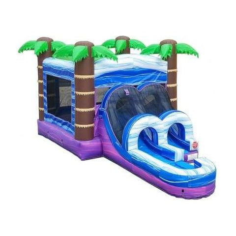 POGO Water Slides Kids Tropical Water Slide Bounce House Combo with Blower by POGO 754972338233 6990