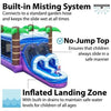 Image of POGO Water Slides Kids Tropical Water Slide Bounce House Combo with Blower by POGO 754972338233 6990