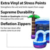 Image of POGO Water Slides Kids Tropical Water Slide Bounce House Combo with Blower by POGO 754972338233 6990