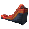 Image of POGO WET N DRY COMBOS 12' Fire Red Marble Inflatable Water Slide with Blower by POGO 754972354585 2490 12' Fire Red Marble Inflatable Water Slide w Blower by POGO SKU# 2490