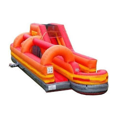 POGO WET N DRY COMBOS 34' Fire Marble Water Slide and Slip n Slide Combo with Blower by POGO 754972348355 2886