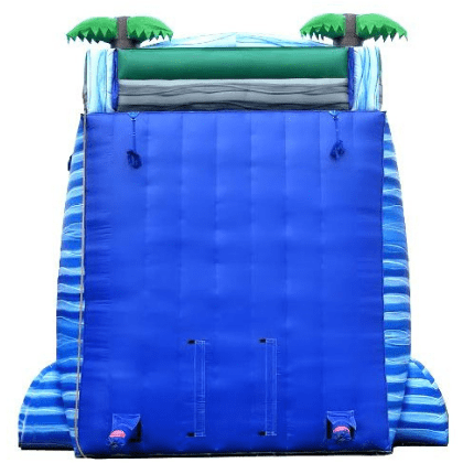 POGO WET N DRY COMBOS Tropical Marble Dual Lane Inflatable Water Slide & Slip n Slide Combo with Blower by POGO 754972363440 4935 Tropical Marble Dual Lane Inflatable Water Slide Slip n Slide Blower