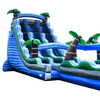 Image of POGO WET N DRY COMBOS Tropical Marble Dual Lane Inflatable Water Slide & Slip n Slide Combo with Blower by POGO 754972363440 4935 Tropical Marble Dual Lane Inflatable Water Slide Slip n Slide Blower