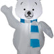 4' Gemmy Airblown Inflatable Christmas Polar Bear
