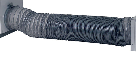 8" x 12' Gray Ducting Kit for Premier 40 (Comes with adapter ring & hose clamp)