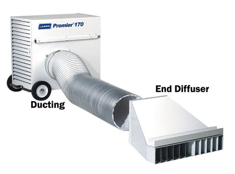 End Diffuser for Premier 80 and 170 Heaters