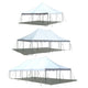 Premium Canopy Pole Tent Trio, 20x20 - 20x30 - 20x40
