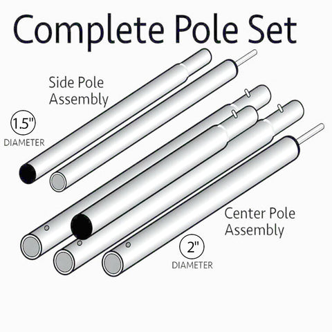 20' x 40' Tent Pole Set for Premium Pole Tents