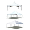 Image of 20' x 20' Premium Canopy Tent Trio, White