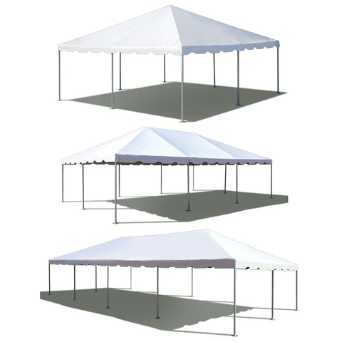 Premium West Coast Frame Canopy Tent Trio, White