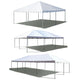 Premium West Coast Frame Canopy Tent Trio, White