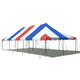20' x 40' Weekender Pole Tent - Red White and Blue