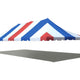 20' x 40' Premium Pole Party Tent Top - Red, White and Blue