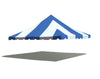 Image of 20' x 20' Premium Pole Party Tent Top - Blue and White