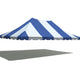 20' x 30' Weekender Standard Pole Party Tent Top - Blue/White
