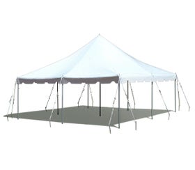 20' x 20' Premium Canopy Pole Party Tent - White
