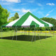 20' x 20' Premium Canopy Pole Party Tent - Green and White