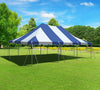 Image of 20' x 30' Premium Canopy Pole Party Tent - Blue and White