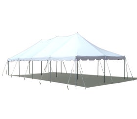 20' x 40' Premium Canopy Pole Party Tent - White