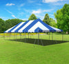 Image of 20' x 40' Premium Canopy Pole Party Tent - Blue and White