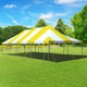 20' x 40' Premium Canopy Pole Party Tent - Yellow and White