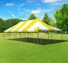 Image of 20' x 40' Premium Canopy Pole Party Tent - Yellow and White