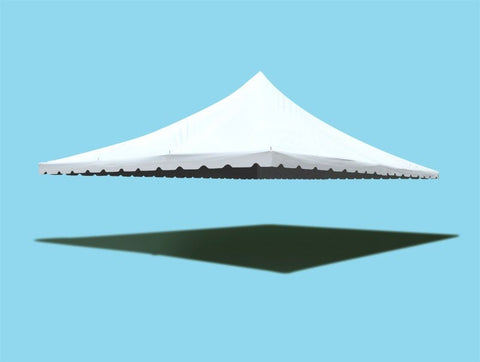 30' x 30' Premium Pole Party Tent Top - White