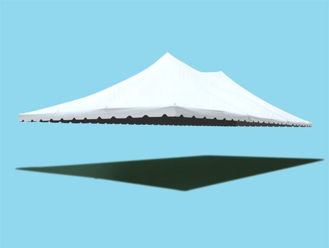 30' x 60' Premium Pole Party Tent Sectional Top - White