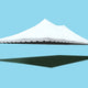 30' x 60' Premium Pole Party Tent Sectional Top - White