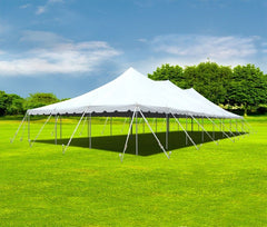 30' x 80' Premium Pole Party Tent Sectional Top - White