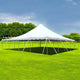 40' x 40' Premium Sectional Canopy Pole Party Tent - White