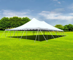40' x 60' Premium Pole Party Tent Sectional Top - White