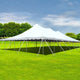 40' x 100' Premium Sectional Canopy Pole Party Tent - White