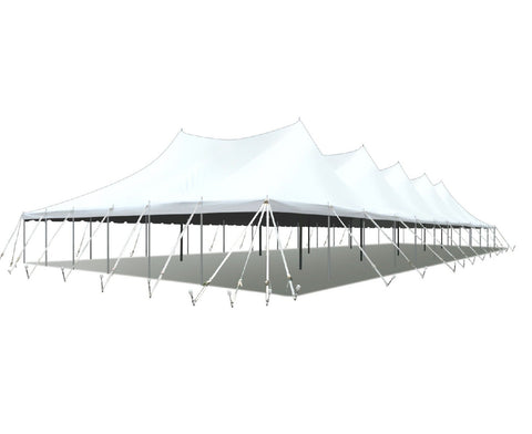 60' x 120' Premium Sectional Canopy Pole Party Tent - White