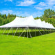 60' x 150' Premium Sectional Canopy Pole Party Tent - White