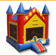 15'H Primary Colors Pointed Roof Castle Jumper by Ultimate Jumpers