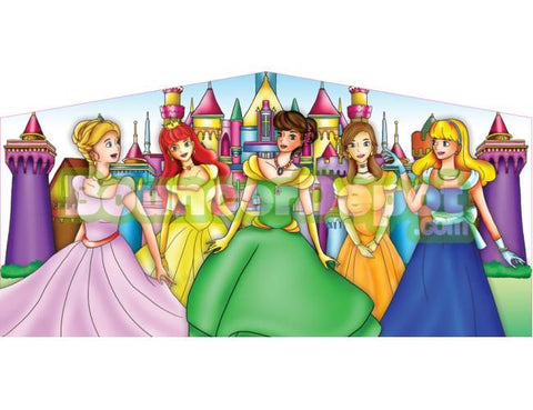 Princess Bounce House Banner 3 by Bouncer Depot