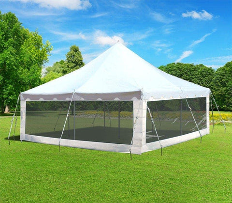 8' x 20' Party & Canopy Tent Standard Clear Sidewall