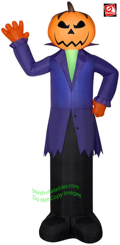 5 1/2' Gemmy Airblown Inflatable Jack-O-Lantern Scarecrow