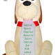 5 1/2' Gemmy Airblown Inflatable Christmas Puppy w/ Naughty List