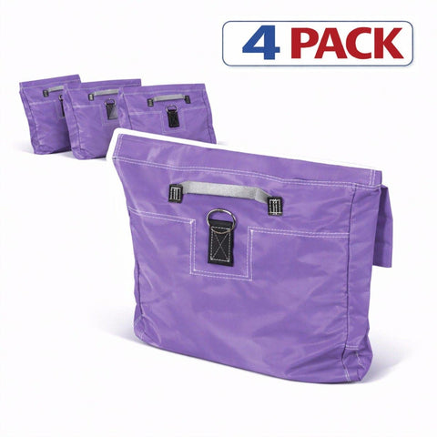 Purple Commercial Vinyl Sandbag for Inflatables, 4 Pack