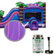 Moose Supply Inflatable Bounce House Vinyl Repair Kit, Purple Marble with 4 oz. HH66 Glue