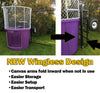 Image of Save on Purple Portable Dunking Booth with New Wingless Design Dunk Tank