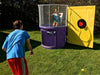 Image of Sale on Purple Portable Dunking Booth with New Wingless Design Dunk Tank