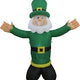 6' St. Patrick's Day Leprechaun w/ White Beard by Gemmy Inflatable