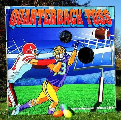 Quarterback Toss Interactive Carnival Football Frame Game