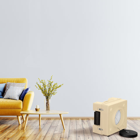 B-Air AP-450 ⅓ HP 3 Stage HEPA Air Purifier Scrubber: white
