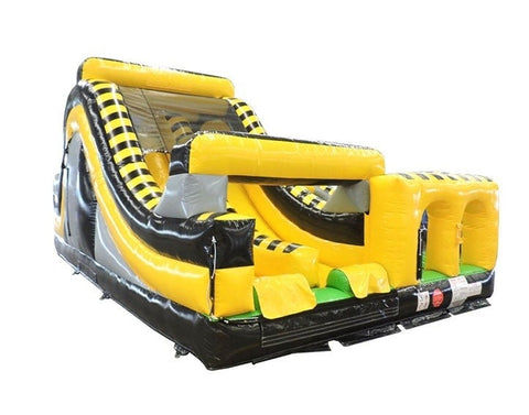 Sale on Inflatable 170' Venom BEAST 5-Piece Radical Obstacle Course Dual Climb