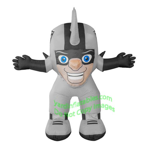 7' Air Blown Inflatable NFL Las Vegas Raiders Raider Rusher Mascot